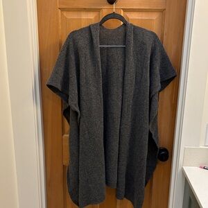 Elegant Gray Women's Italian 100% Cashmere Pashmina